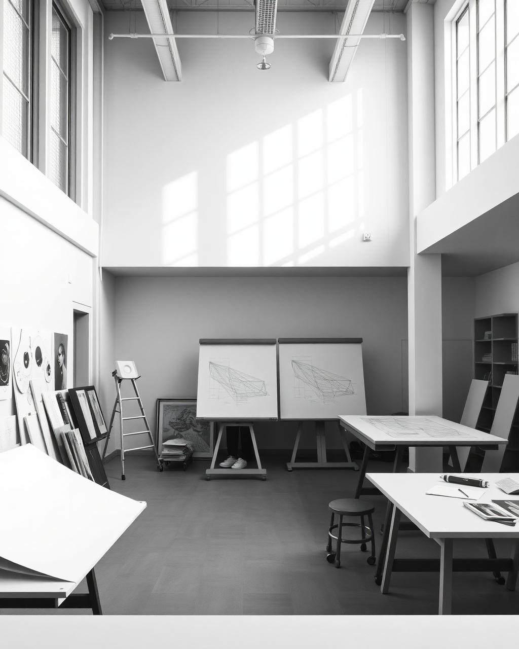 Interior de estudio de arquitectura